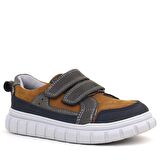 Rakerplus Hakiki Deri Taba Cırtlı Çocuk Günlük Spor Okul Ayakkabı