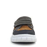 Rakerplus Hakiki Deri Taba Cırtlı Çocuk Günlük Spor Okul Ayakkabı