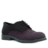 Rakerplus Bordo Siyah Bağcıklı Takım Elbise Klasik Çocuk Ayakkabı