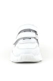 Rakerplus Hakiki Deri Beyaz Yüksek Tabanlı Kız Çocuk Sneakers Ayakkabı