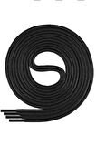 50 Cm 4 MM Siyah Yuvarlak 1 Çift Ayakkabı Bağcığı