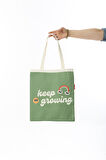 Baghashtag Keep Growing Baskılı Bez Çanta