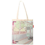 Baghashtag Tren İstasyonu Baskılı Bez Çanta