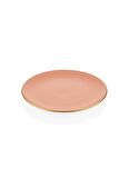 The Mia Basic Pasta Tabağı 6 Lı Set Somon Pembe - 19cm