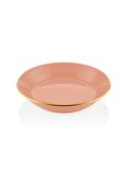 The Mia Basic Yemek Tabağı 6 Lı Set Somon Pembe - 20cm