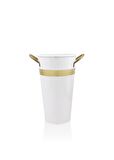 The Mia GLN0052 Galvin Vazo Beyaz 40 Cm