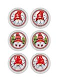 The Mia Gnomes Çerezlik 6 Lı Set - 12 cm