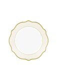 The Mia Jaswely Pasta Tabağı 6 Parça Krem 21 Cm