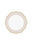 The Mia Jaswely Pasta Tabağı 6 Parça Kum Beji 21 Cm