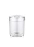 The Mia Clear 8x9 cm Yuvarlak Vakumlu 300 ml Cam Kavanoz