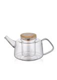 The Mia Bambu Kapaklı Süzgeçli Demlik 600 ml