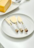 The Mia Marble Peynir Servis Takımı 3 Parça