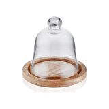 THE MİA CAM0391 MADERA KEK SAKLAMA FANUSU 15X16X16 CM