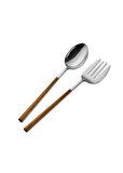 The Mia Wooden Salata Servis Takımı 2 Parça