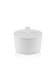 The Mia Cotta Limoges Şekerlik ve Reçellik Beyaz 9 cm