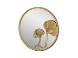 LAMEDOR GINGKO LEAF CIRCLE AYNA GOLD 60X60 CM