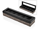 LAMEDORE LEOPARD WATCH HOLDER 51*13*7 CM