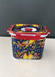 LAMEDORE FLAVOR ORTA BOY DİKDÖRTGEN SAKLAMA KABI 18,5X14X15 CM