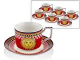 Lamedore Sunshine 6 lı Çay Fincanı 15x6 cm 1BSF-1900SS