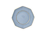 LAMEDORE TEA DELİGHT 17 CM BLUE REGENCY DAMASK 1 ADET