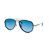 Kilian Immagine C2 Y3 55 Unisex Geometrik Gold Metal Güneş Gözlüğü