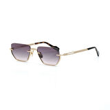 Kilian Tremante C2 53 Unisex Geometrik Gold Metal Güneş Gözlüğü