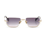 Kilian Tremante C2 53 Unisex Geometrik Gold Metal Güneş Gözlüğü