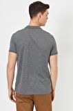 Erkek Lacivert Süs Etiket Detayli Slim Fit Polo Yaka T-shirt