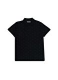 Lee Cooper 242049 Pool Lacivert Lacivert Desenli Erkek Polo T-Shirt