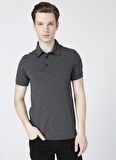 Lee Cooper Daker Antrasit Polo Yaka T-Shirt