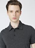 Lee Cooper Daker Antrasit Polo Yaka T-Shirt