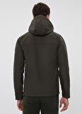 Lee Cooper 211 Lcm 232009 Neron  Düz Yaka Normal Kalıp Düz Haki Erkek Mont