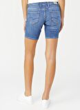 Lee Cooper 202 LCF 121043 Repreve Mayra Açık Mavi Kadın Denim Şort