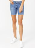 Lee Cooper 202 LCF 121043 Repreve Mayra Açık Mavi Kadın Denim Şort