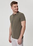 Lee Cooper Erkek Haki Polo T-Shirt