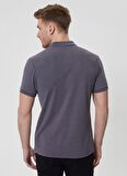 Lee Cooper Erkek Antrasit Polo Yaka T-Shirt