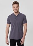 Lee Cooper Erkek Antrasit Polo Yaka T-Shirt