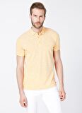 Lee Cooper Polo Yaka Sarı Desenli Erkek T-Shirt