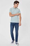 Jake Erkek Polo Yaka T-Shirt Pastel Yeşili