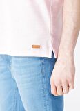 Lee Cooper Polo Yaka Dar KAlıp Pembe Erkek Polo T-Shirt