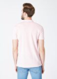 Lee Cooper Polo Yaka Dar KAlıp Pembe Erkek Polo T-Shirt