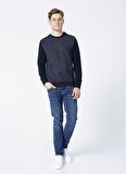 Lee Cooper Bisiklet Yaka Lacivert Erkek Sweatshırt 221 LCM 2410422591_ETHAN SWEATSHIRT