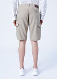Lee Cooper Slim Fit Bej Erkek Şort 222 LCM 221008 MAN 1 BEJ