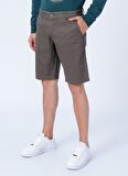 Lee Cooper Slim Fit Haki Erkek Şort 222 LCM 221010 DORY HAKI