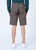 Lee Cooper Slim Fit Haki Erkek Şort 222 LCM 221010 DORY HAKI