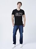 Lee Cooper Bisiklet Yaka Slim Fit Baskılı Siyah Erkek T-Shirt - 222 Lcm 242004 Jazz