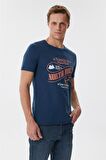 Lee Cooper Erkek Merlin O Yaka T-Shirt 625242035 Lacivert