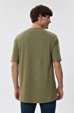 Lee Cooper Erkek Thomas O Yaka T-Shirt 625242041 Haki