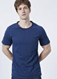 Lee Cooper Bisiklet Yaka Slim Fit Düz Lacivert Erkek T-Shirt - 222 Lcm 242042 Daniel