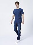 Lee Cooper Bisiklet Yaka Slim Fit Düz Lacivert Erkek T-Shirt - 222 Lcm 242042 Daniel